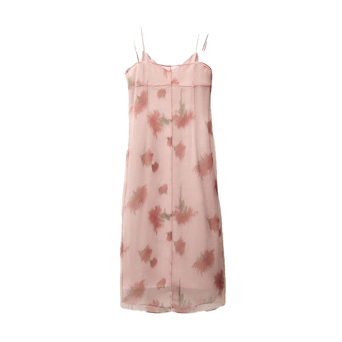 MANGO, Floral-Print Combined Dress