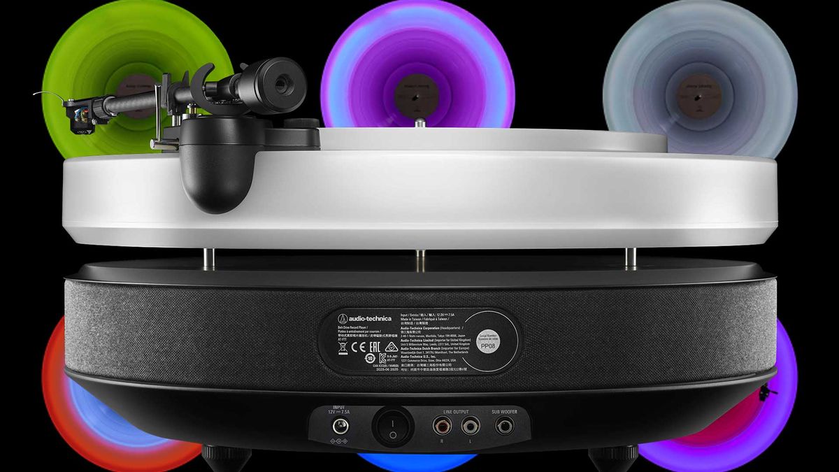 Headphones, carts and a floating turntable at Audio-Technica ‘Gallery ...