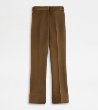 Trousers in Wool With Turn-Ups