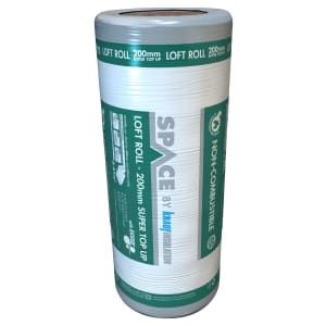 Knauf 200mm Insulation Super Top Up Loft Roll - 5.61m2