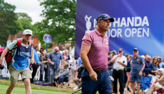 Padraig Harrington walks