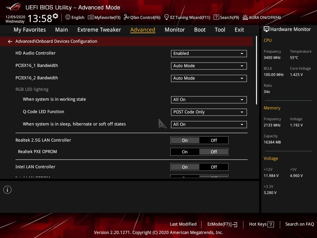 Asus ROG Crosshair VIII Dark Hero