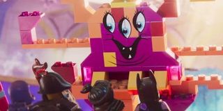 Queen Watevra Wa'Nabi in The LEGO Movie 2 taking monster form