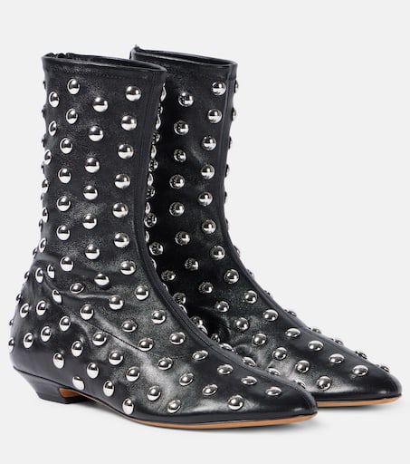 Apollo studded leather ankle boots