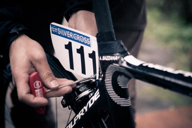 Every morning fresh numbers get put on the bikes.