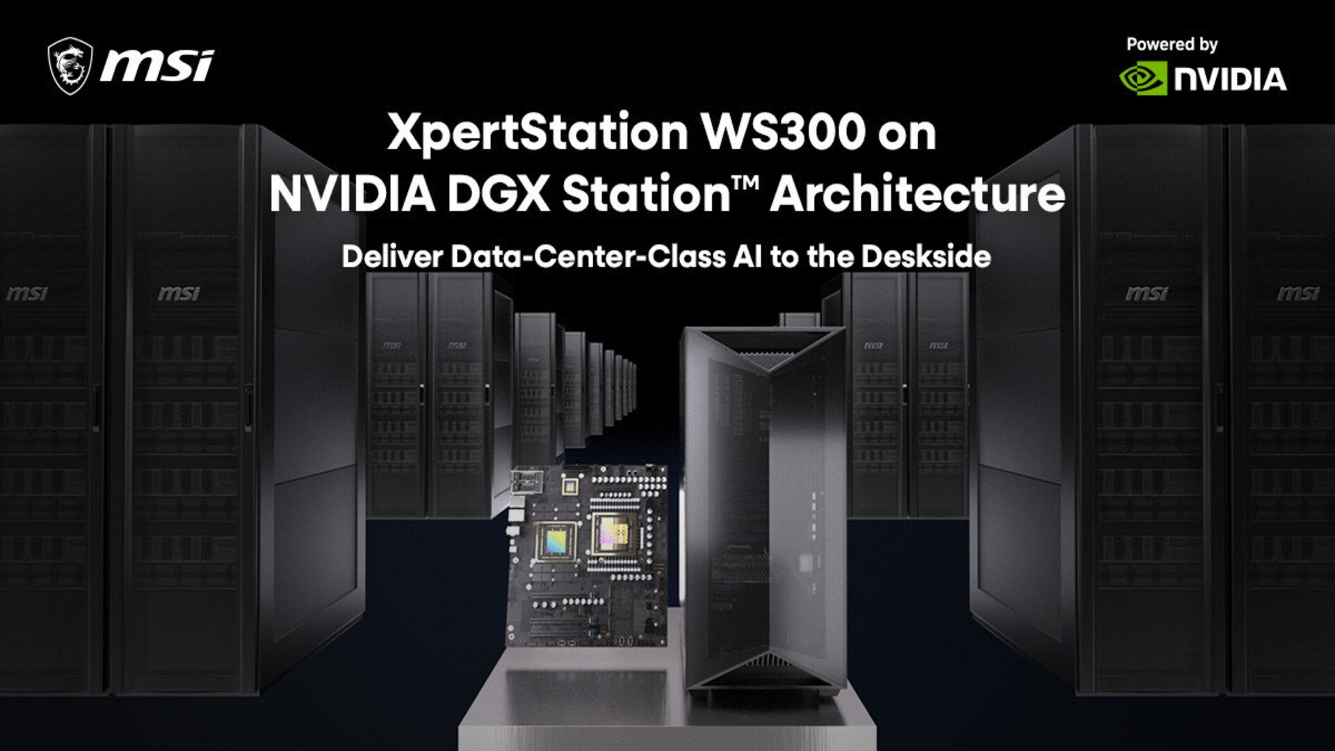 MSI’s XpertStation WS300 brings data-center-class AI to desktops