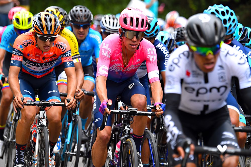 Rigoberto Uran (EF Education First) during stage 3 at Tour of Colombia