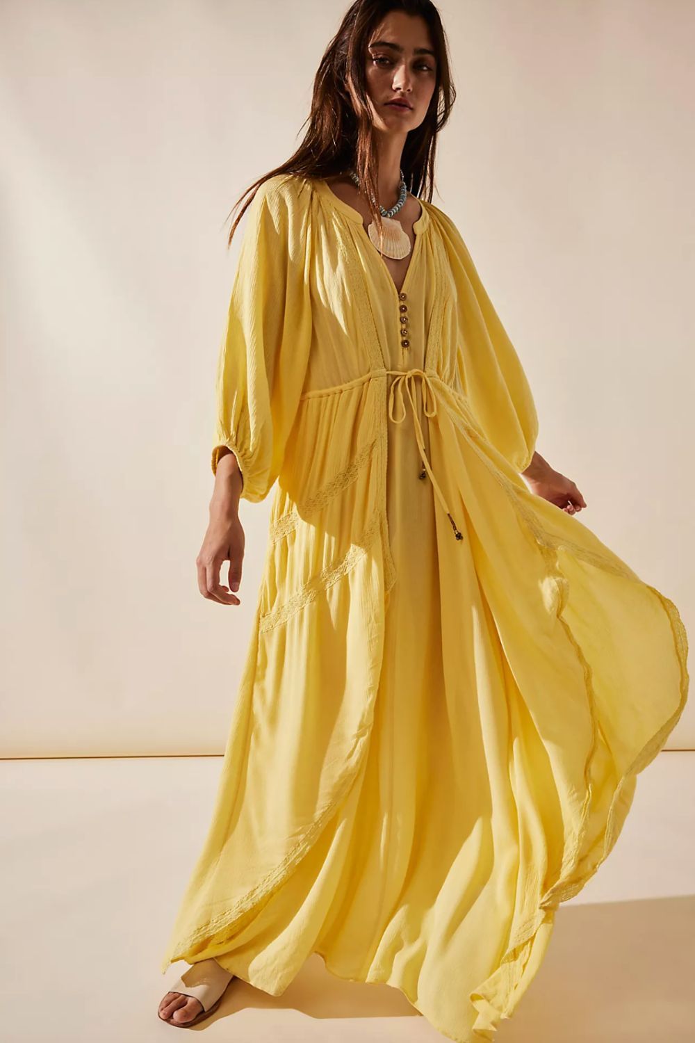 Free People Free-est Plenty Of Love Maxi