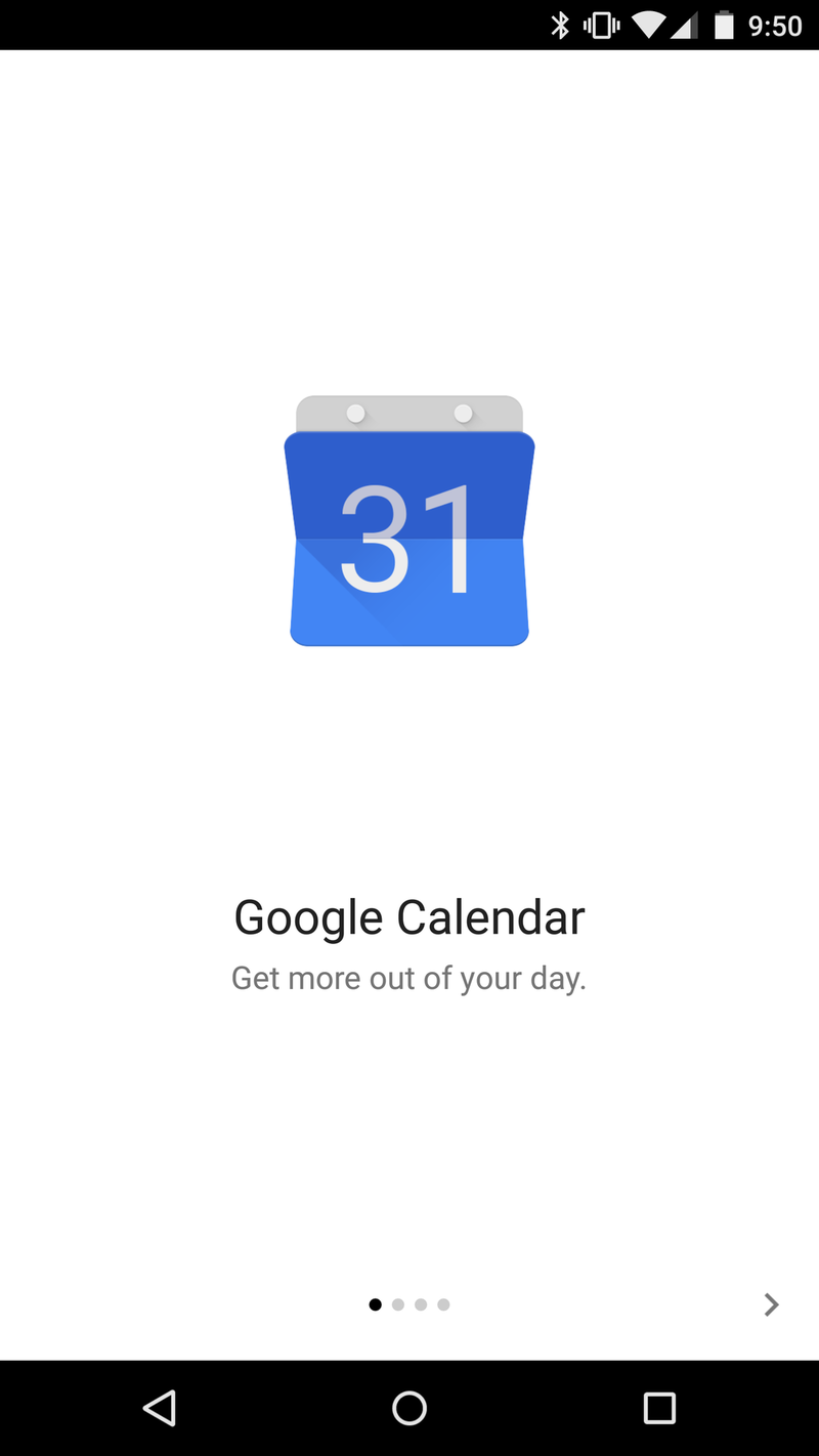 Android 5.0 Lollipop Calendar