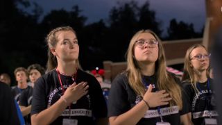 Two of the subjects in Girls State.