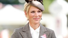 Zara Tindall presents the prizes to the winners of the Qatar Racing British Champions Fillies & Mares Stakes at Ascot Racecourse on October 17, 2026