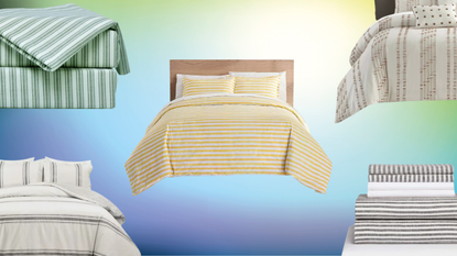 striped bedding sets header