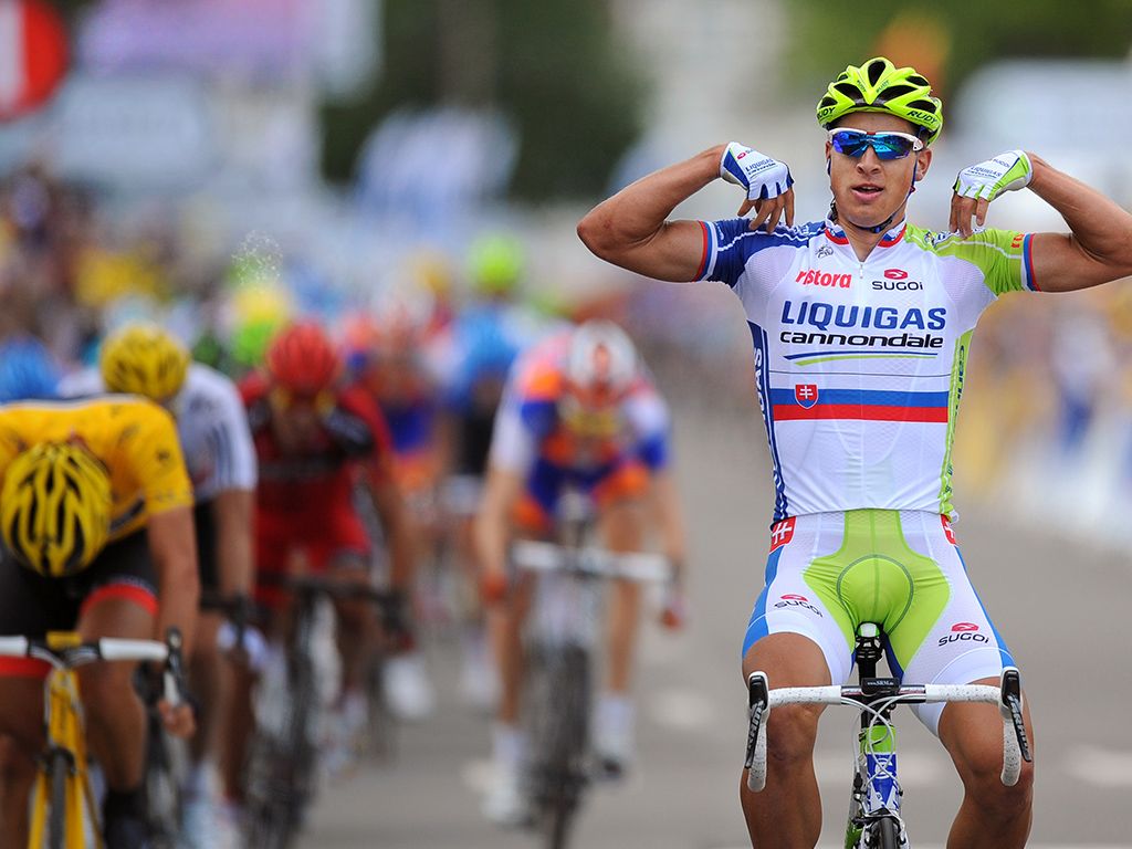 Stage 1 of the 2012 Tour de France and Peter Sagan's first Tour de France victory