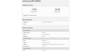 Samsung Galaxy S21 Plus benchmark