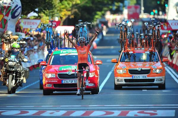 Igor Anton Hernandez (Euskaltel-Euskadi) is victorious on home turf