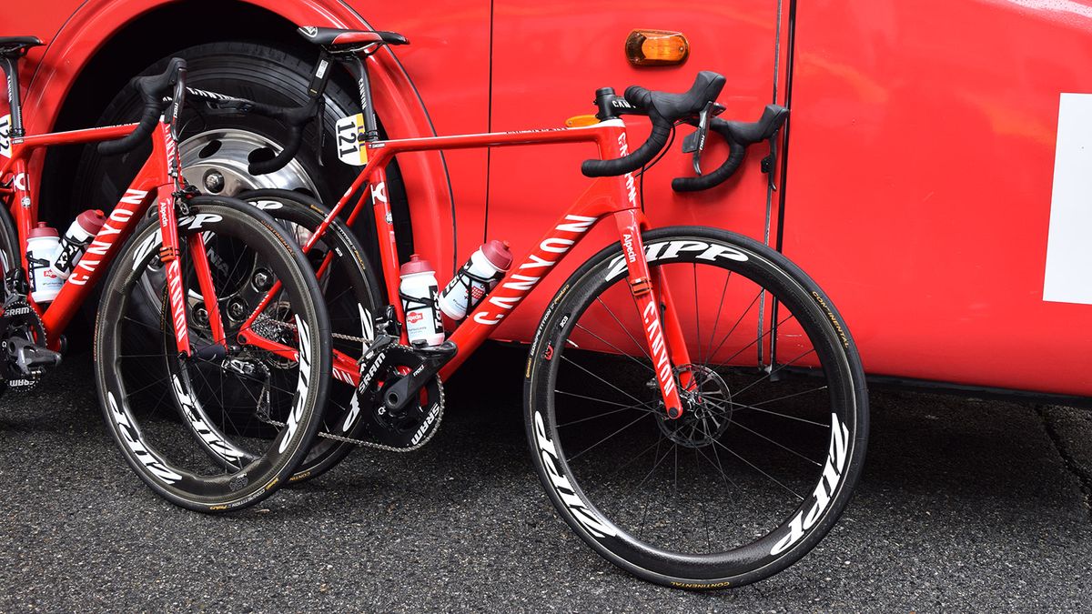 Team leader Ilnur Zakarin was the only Katusha-Alpecin rider on a disc-equipped Canyon Ultimate CF SLX for the race