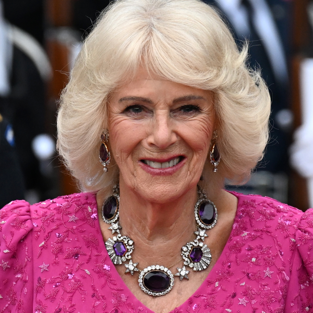Queen Camilla statement necklace