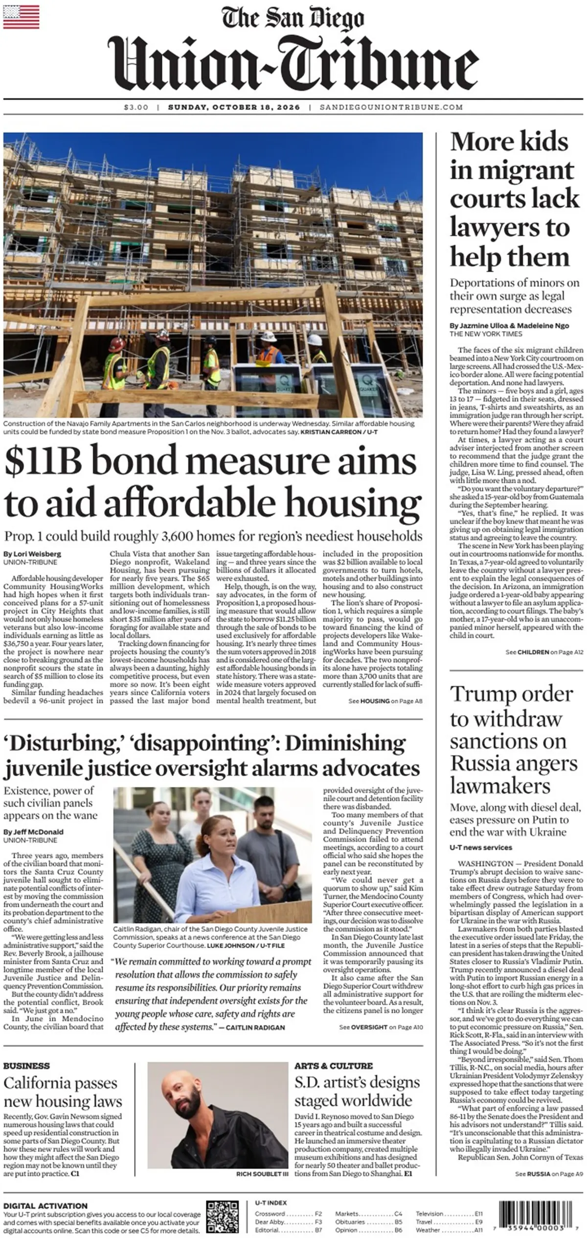 The San Diego Union-Tribune