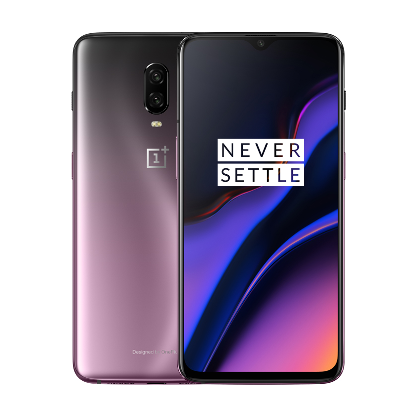 OnePlus 6T i farven Thunder Purple set i OnePlus' kinesiske webshop