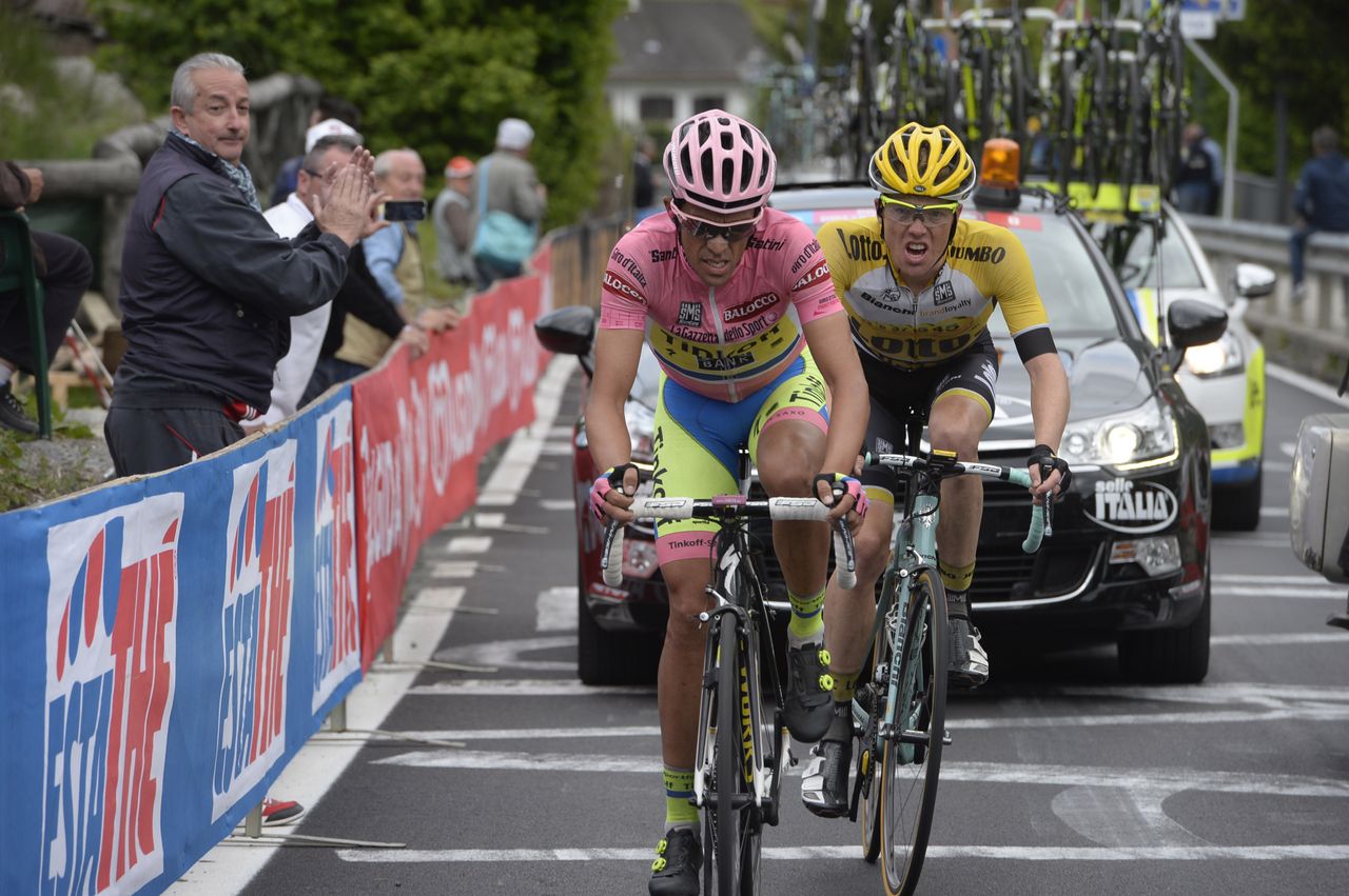 Alberto Contador and Steven Kruijswijk