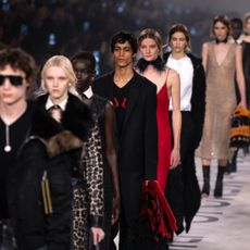 models on the Coach fall 2026 fashion week runway