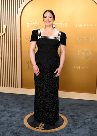 Lily Gladstone at the 2025 SAG Awards