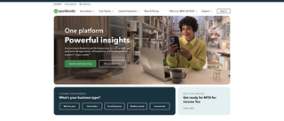 QuickBooks website screenshot