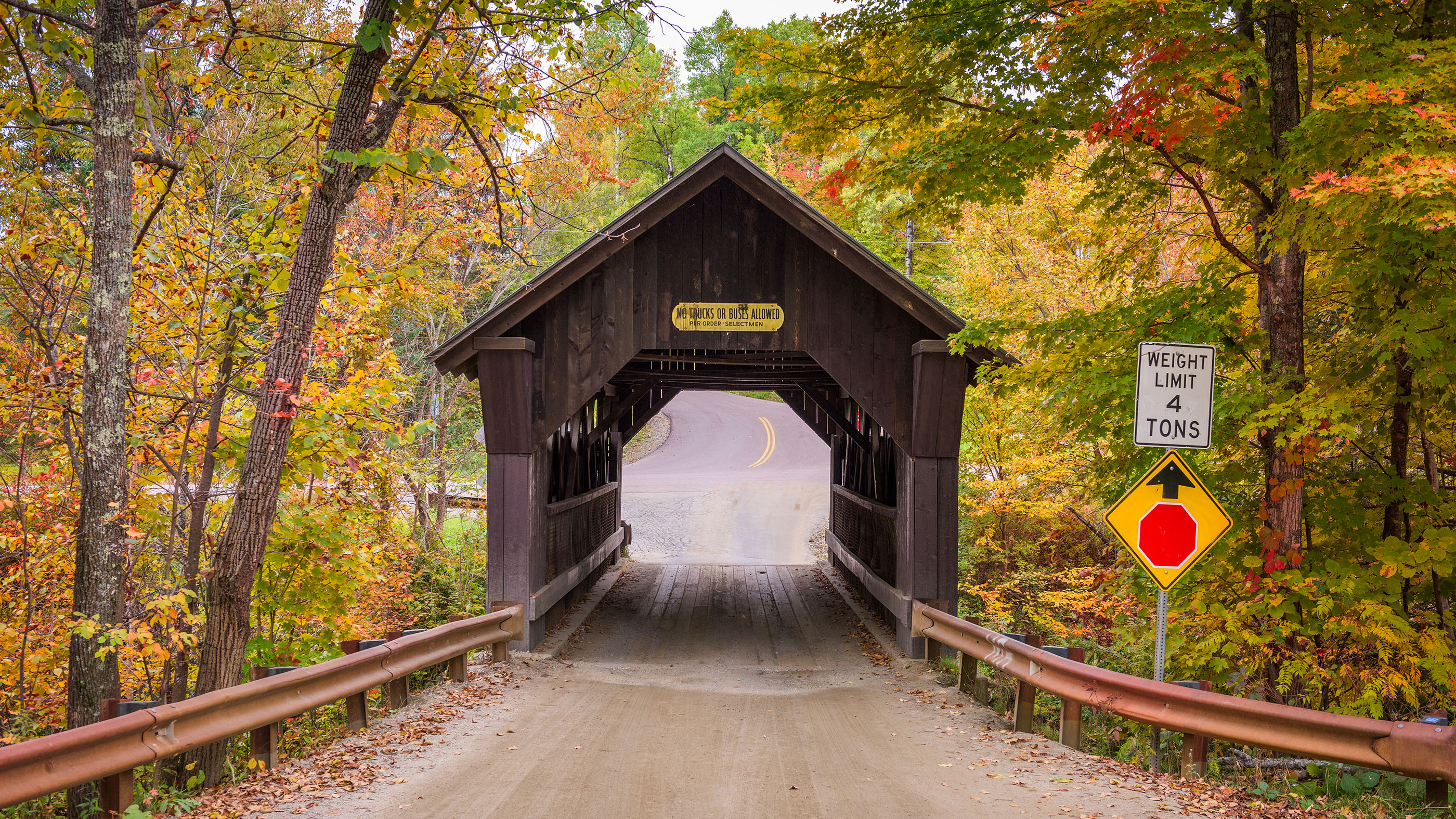 Emily's Bridge in Stowe, Vermont, is said to be haunted.