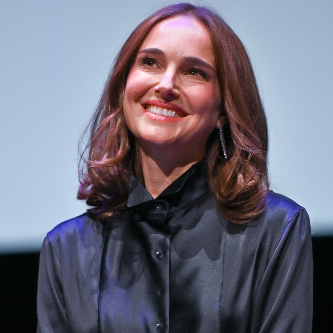 Natalie Portman attended the 17th Film Festival Lumiere in a feather mini skirt and shoes from the Dior Spring 2026 runway show