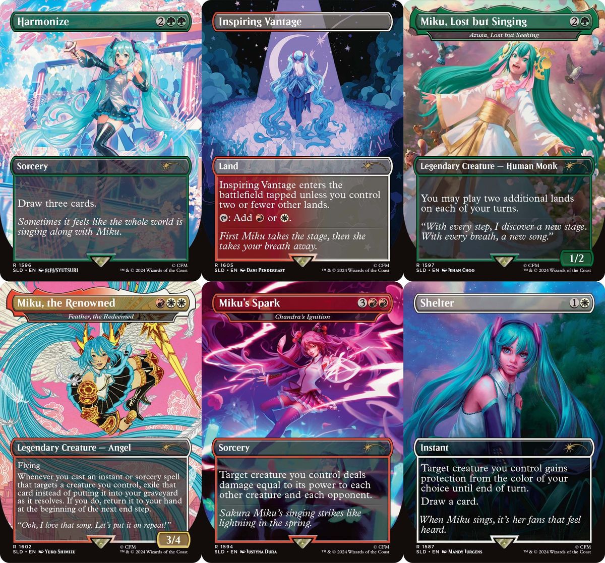 Hatsune miku comes to mtg in spring secret lair gamesradar 