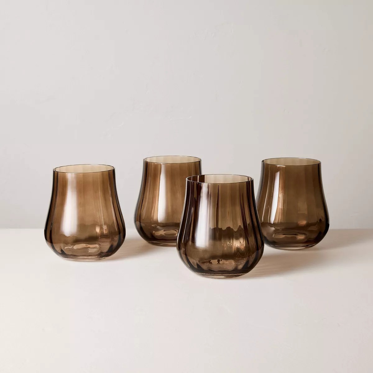Set of 4 14oz Short Water Glasses – Hearth & Hand™ with Magnolia