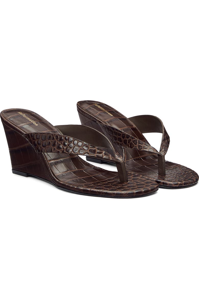 Jessie Wedge Thong Sandal