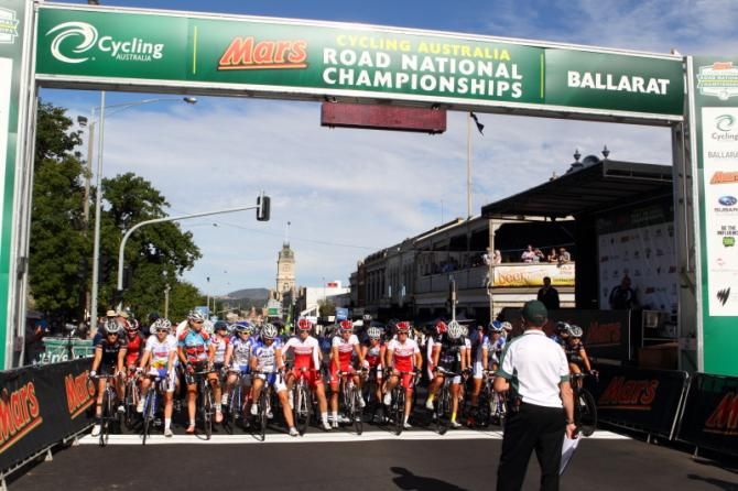 The women on the start line