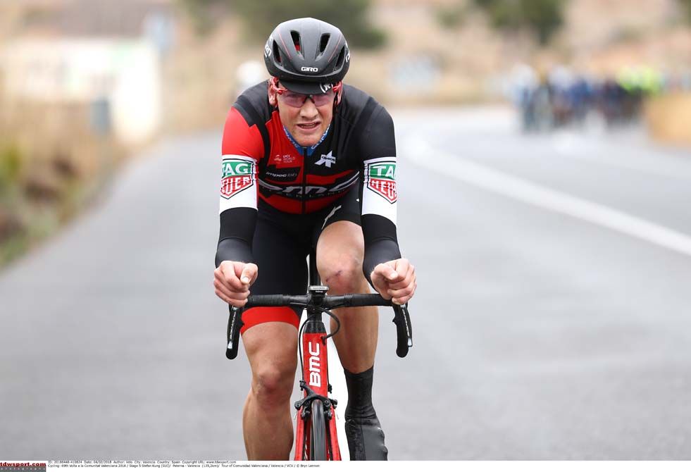 Stefan Kung (BMC Racing) on the attack