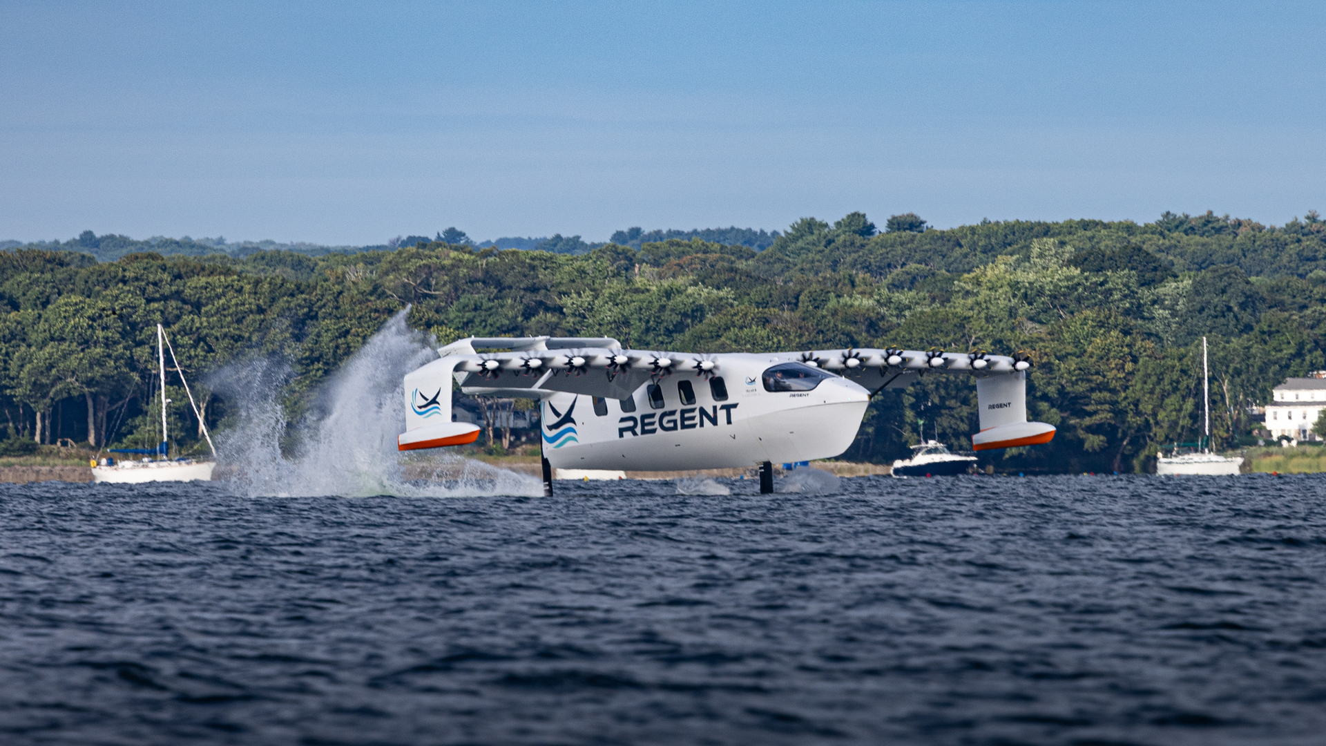 REGENT Viceroy Seaglider, a boat that flies completes its first test with people onboard