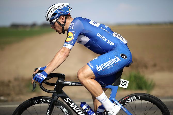 Fabio Jakobsen (Deceuninck-QuickStep) working hard on stage 1 of the 2019 Tour of California