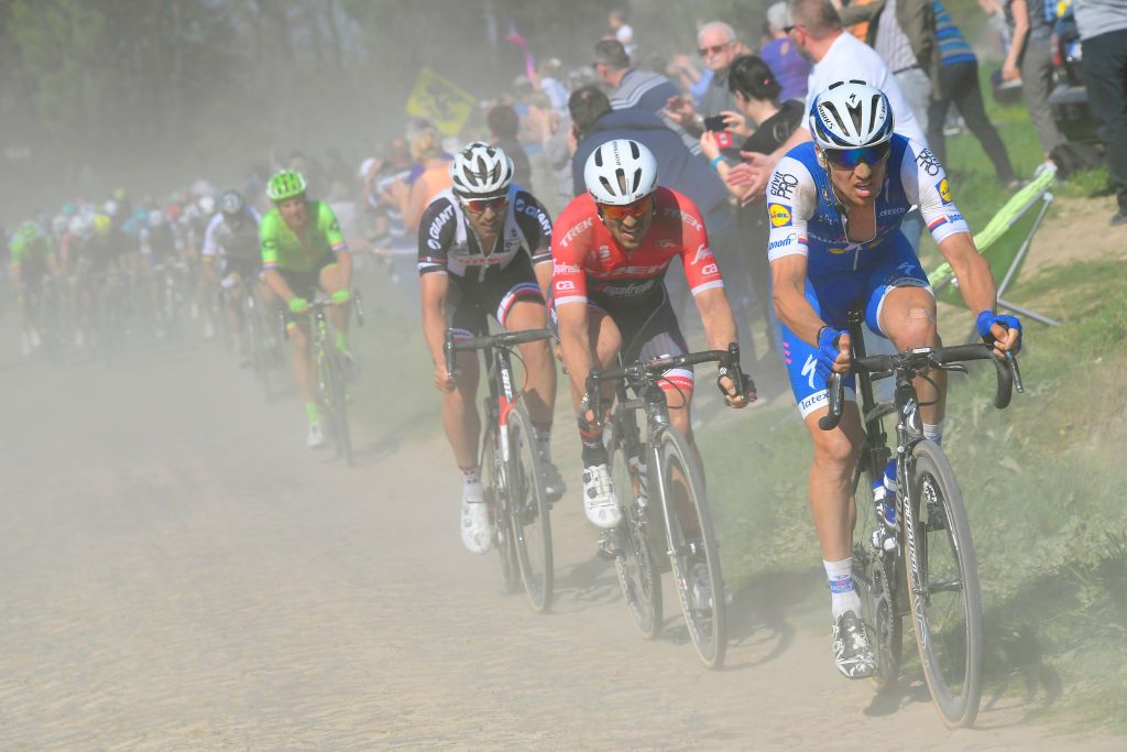 Cycling: 115th Paris - Roubaix 2017
Zdenek STYBAR (CZE)/ John DEGENKOLB (GER)/
Compiegne Paris - Roubaix (257Km)/
PR / pool bp &Acirc;&copy; Tim De Waele