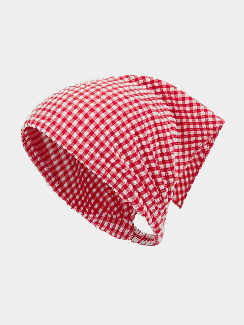 Sofia Gingham Headscarf - Red Gingham