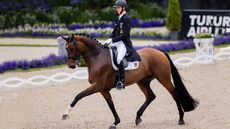 S&ouml;nke Rothenberger and Fendi (pictured) will not compete at the European Dressage Championships