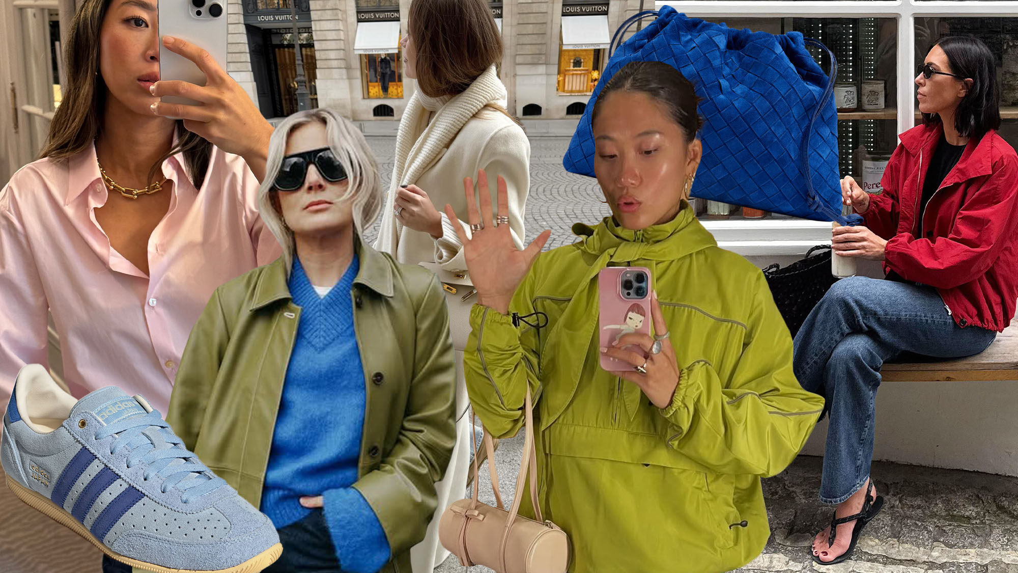 Women in colorful outfits