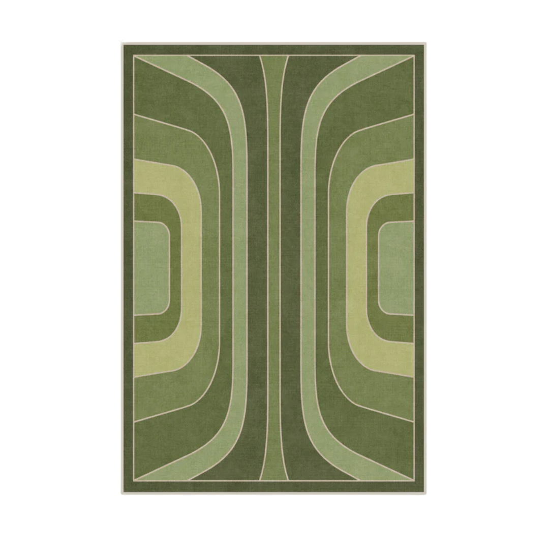 Ruggable by Jonathan Adler, Paradox Green Rug, 2&#039; x 3&#039;