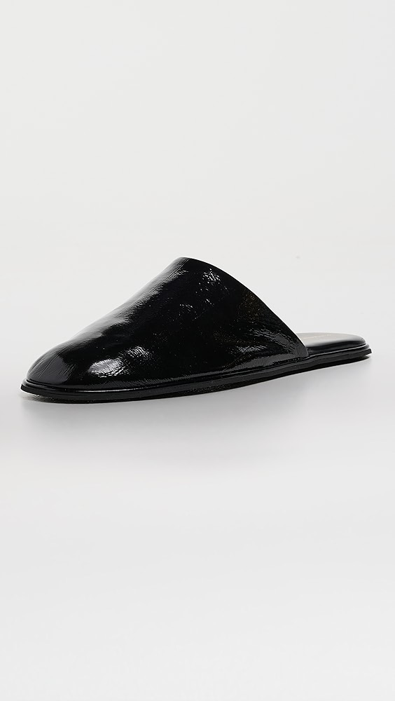 Zealand Flat Mules - Black Eel