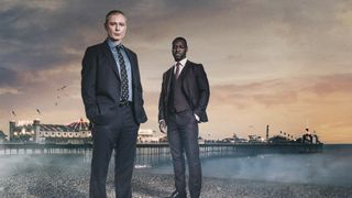 Peter James on 'Grace' - Picture shows John Simm and Richie Campbell.