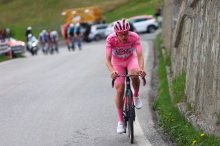 Giro d'Italia: Tadej Pogačar catches attacker Nairo Quintana on Mottolino ascent to win stage 15