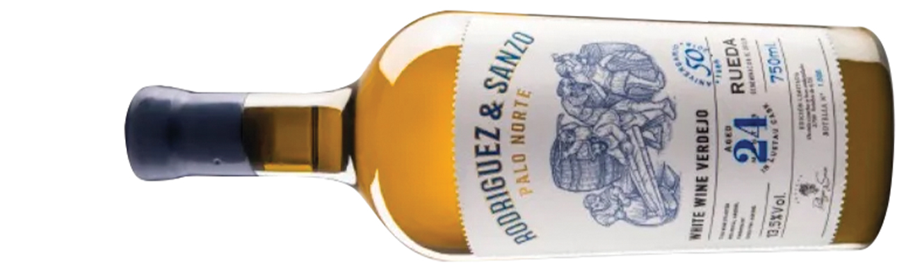 Bottle of white wine