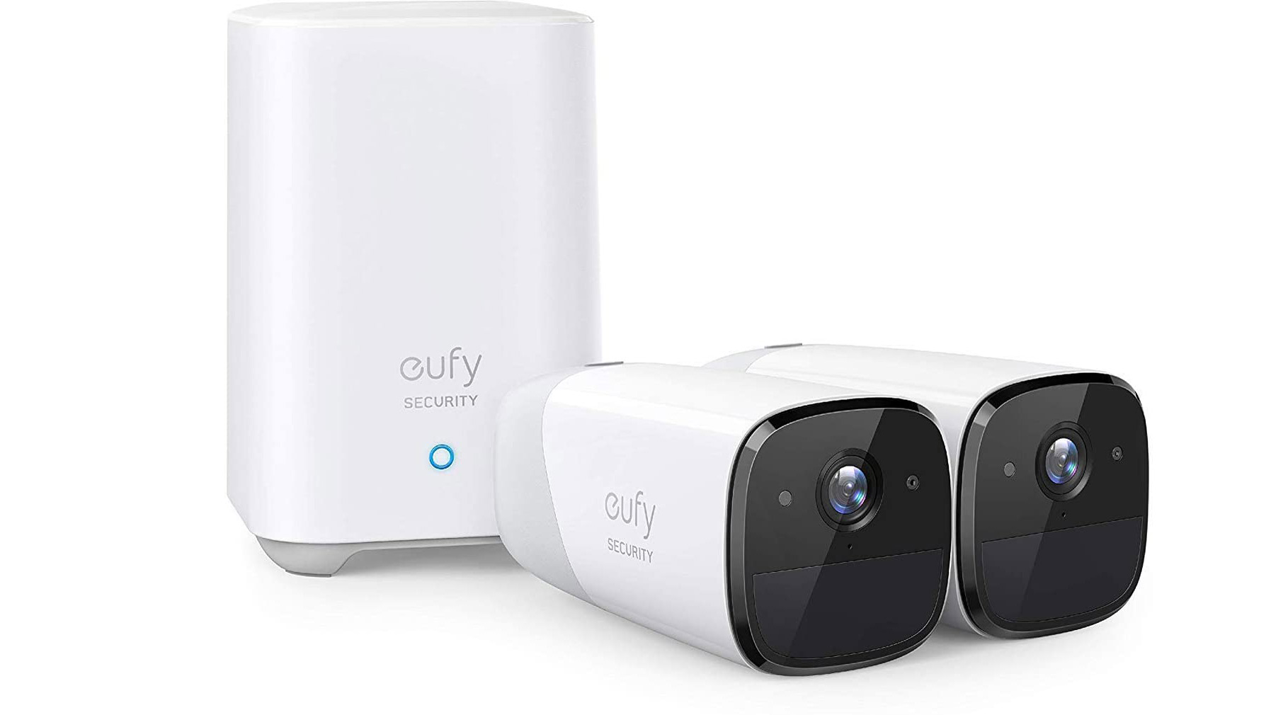 The EufyCam 2 2-camera kit on a white background