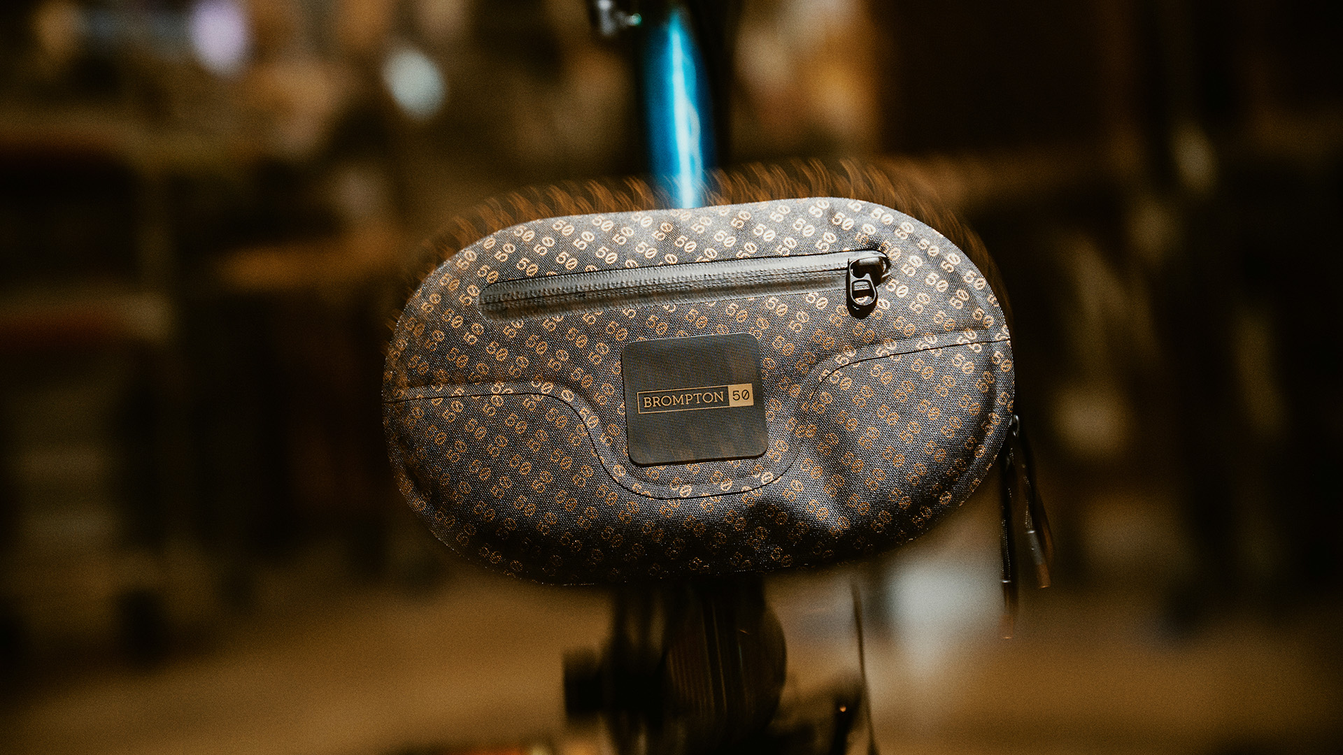 Detail shot of Brompton 1975 Edition bicycle
