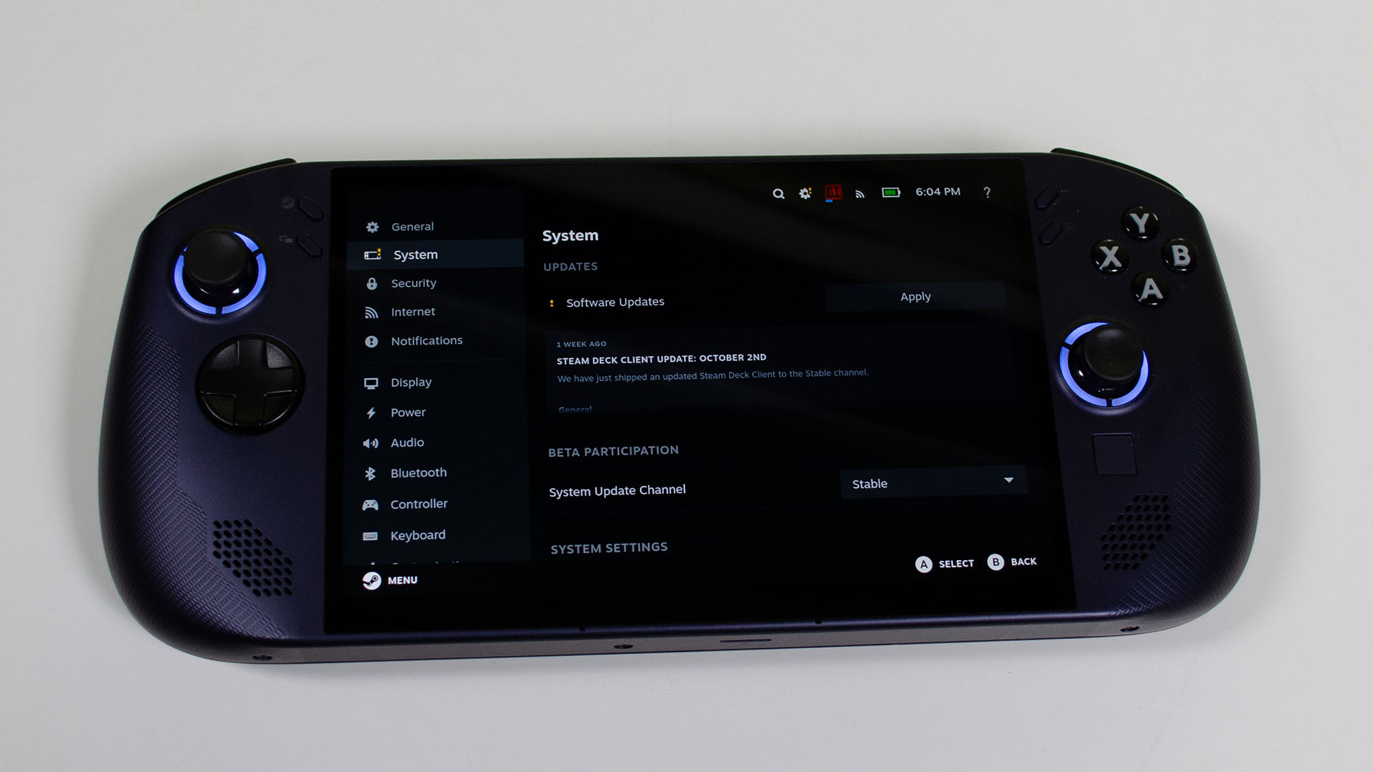 A Lenovo Legion Go S