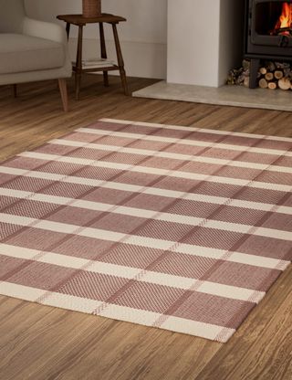 Wool Rich Striped Rug