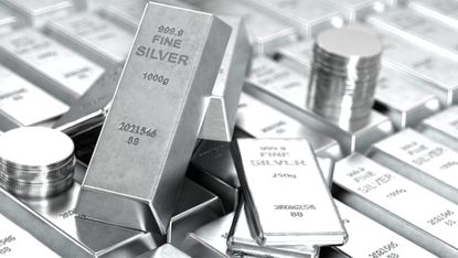 Fine Silver Bars with Silver Coins